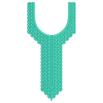 Geometric Interlocking Embroidery Design