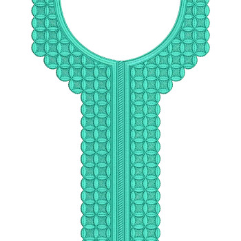 Geometric Interlocking Embroidery Design