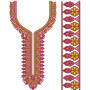 Embroidery Churidar Neck Design