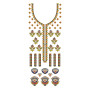 Embroidery Ethnic Neckline