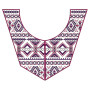 Embroidery Ethnic Style Neckline