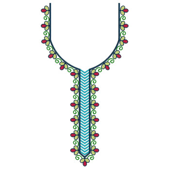 Spiro Vine Embroidery Design