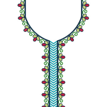 Spiro Vine Embroidery Design