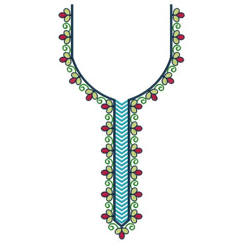 Spiro Vine Embroidery Design