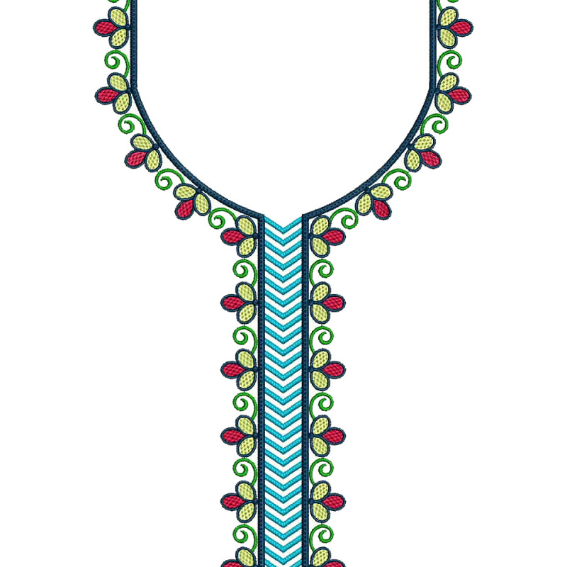 Spiro Vine Embroidery Design