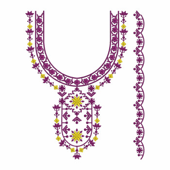 Marwari Charm Embroidery Design