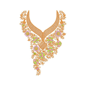 Honeysuckle Drape Embroidery Design