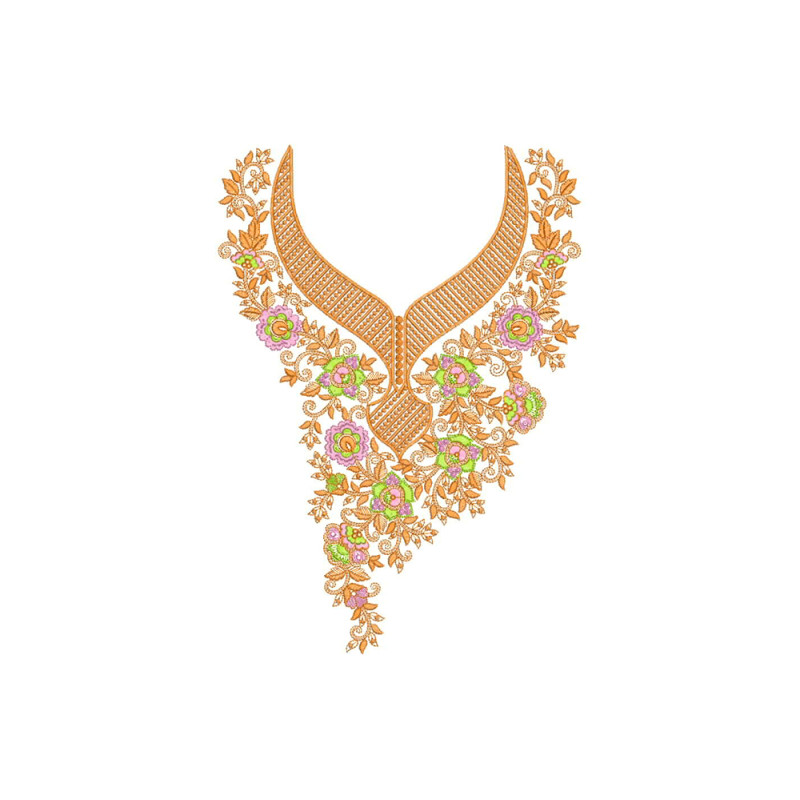 Honeysuckle Drape Embroidery Design