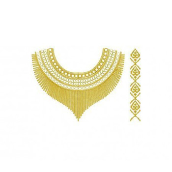 Embroidery Neck For Sharaara