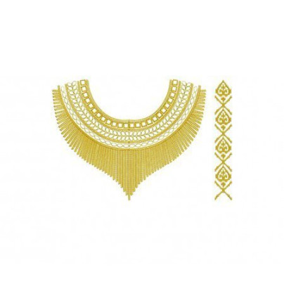 Embroidery Neck For Sharaara