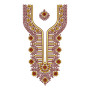 Angrakha Style Neck Embroidery Design
