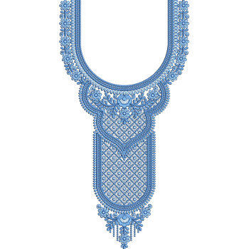 Misty Neck Embroidery Design