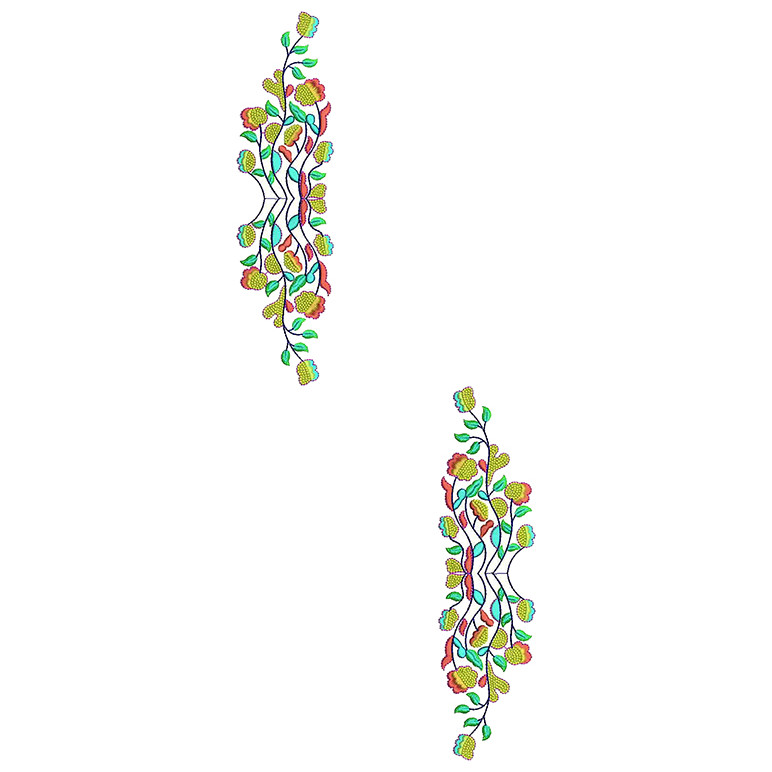 Whimsical Sprout Embroidery Design