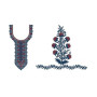 Lapis Lazuli Tree Embroidery Design