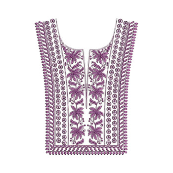 Embroidery Square Neck For Maxi Dress