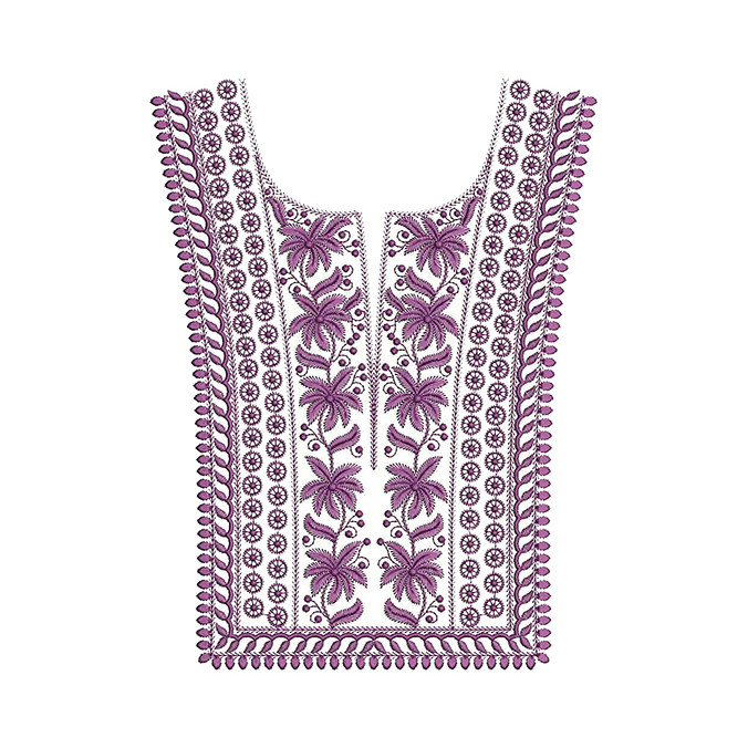 Embroidery Square Neck For Maxi Dress