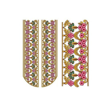 Embroidery Neck For Hmong Dress