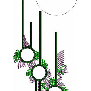 Ethnic Neck Embroidery Design