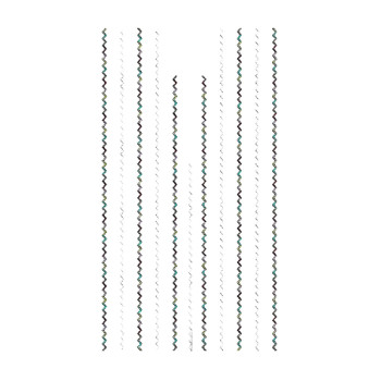 Soundwave Neck Embroidery Design