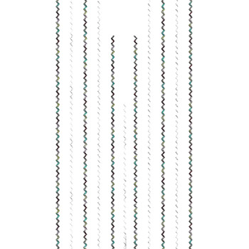 Soundwave Neck Embroidery Design