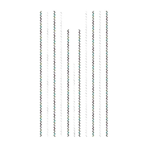 Soundwave Neck Embroidery Design