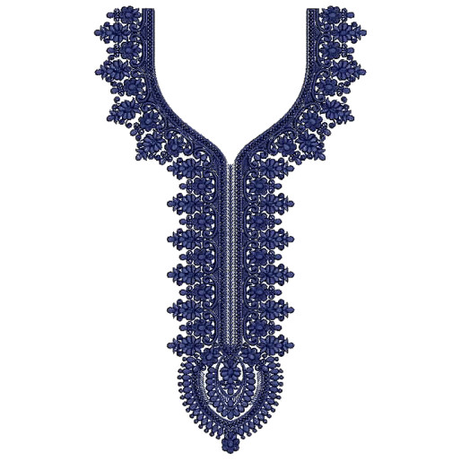 The Sultana Neck Embroidery Design