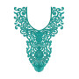 Fabulous Floral Neck Embroidery Design