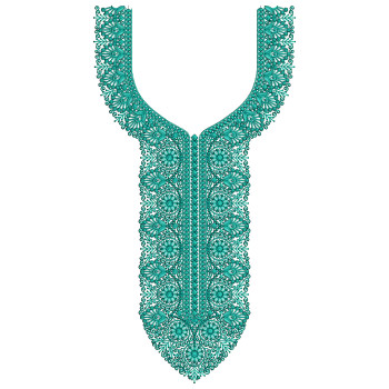 Firoza Kanthi Neck Embroidery Design