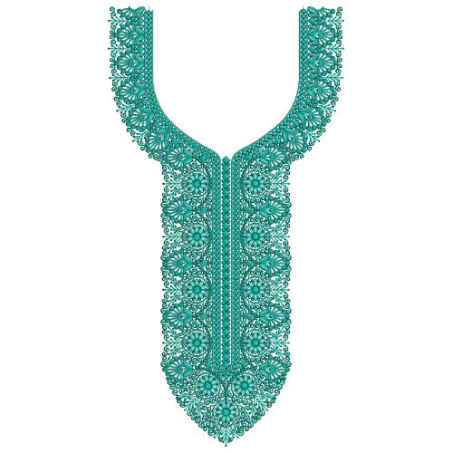 Firoza Kanthi Neck Embroidery Design