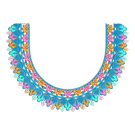 Vibrant Folk Embroidery Design