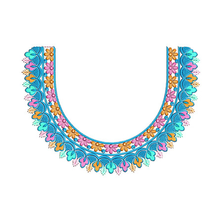 Vibrant Folk Embroidery Design