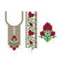 Flower Embroidery Design For Neck
