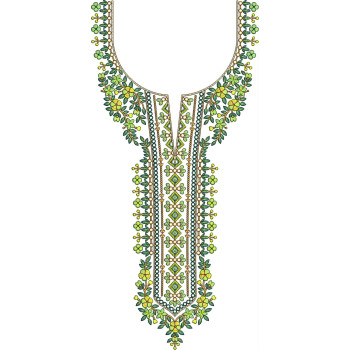 Malabar Chain Embroidery Design