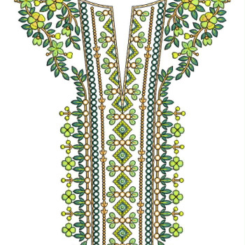 Malabar Chain Embroidery Design