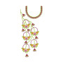Jumka Neck Embroidery Design