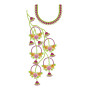 Jumka Neck Embroidery Design