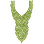 The Quad Motif Neck Embroidery Design