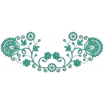 Kids Neck Embroidery Machine Design 25893