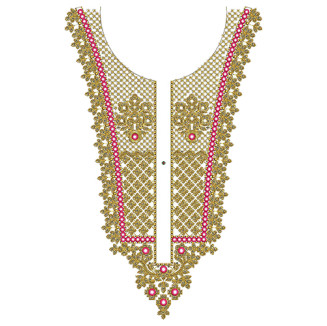 Kurta Patti Neck Embroidery