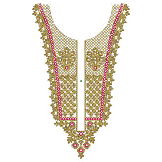 Kurta Patti Neck Embroidery