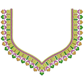 The Tora Border Embroidery Design