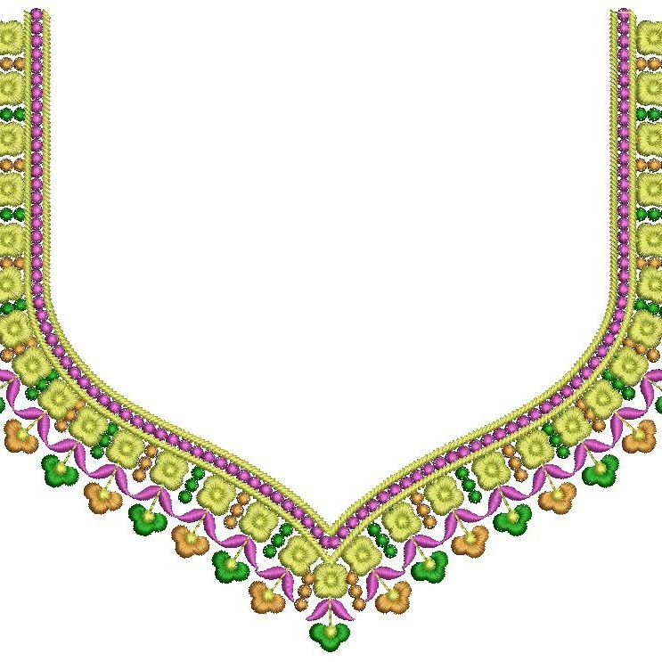 The Tora Border Embroidery Design