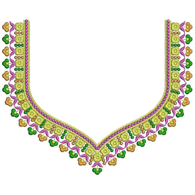 The Tora Border Embroidery Design