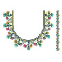 Latest Embroidery Neck Design