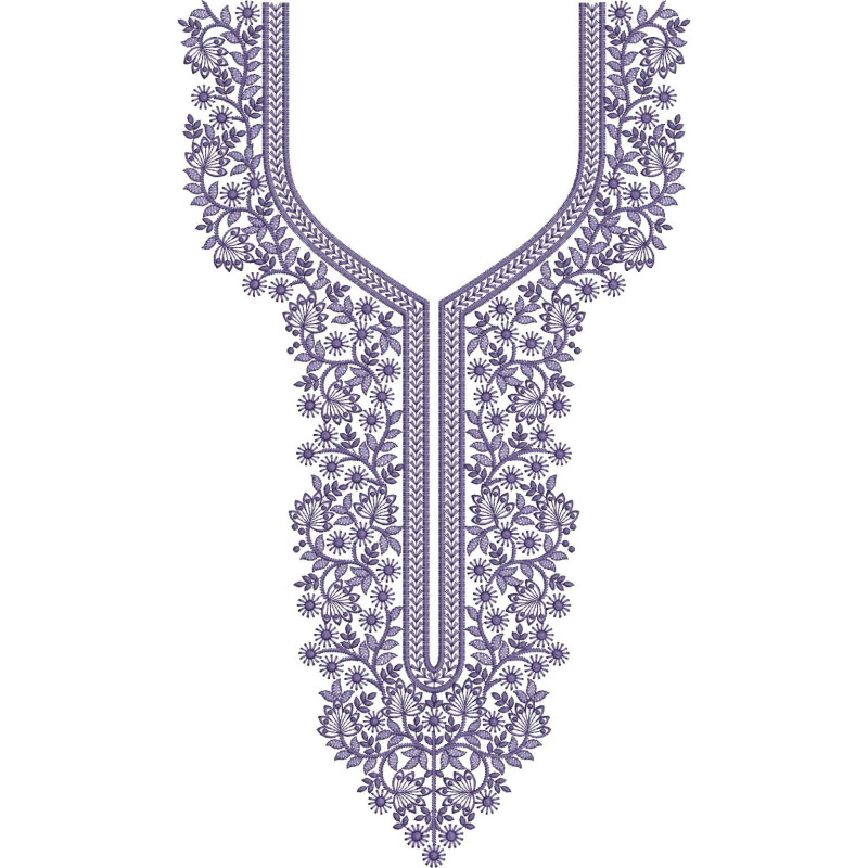 Lavender Tiny Flower Embroidery Design