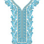 Latest Paisley Embroidery Neck Design