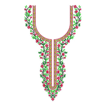Sultan's Flora Embroidery Design