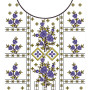 Wildflower Column Embroidery Design