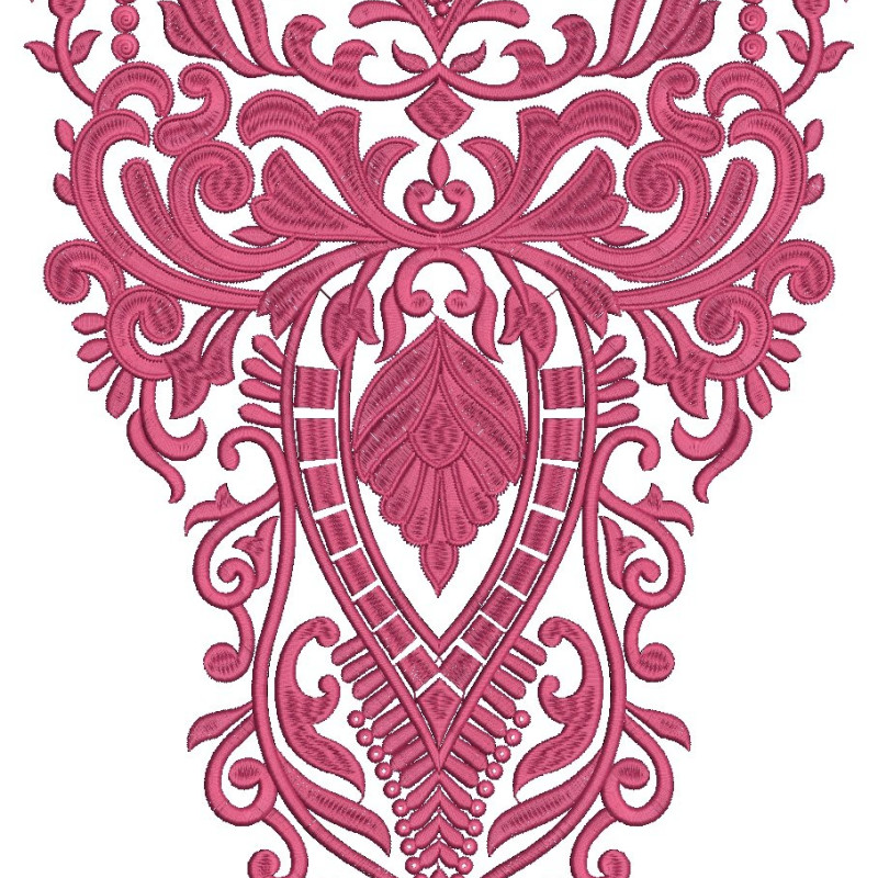 Royal Resham Crest Embroidery Design