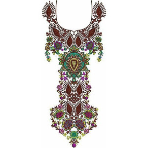 Latest Arabic Kameez Neck Designs